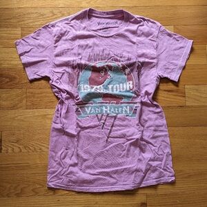 Urban Outfitters pink Van Halen band T-shirt